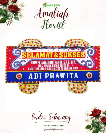 Papan Bunga Ucapan Selamat Kedungprimpen